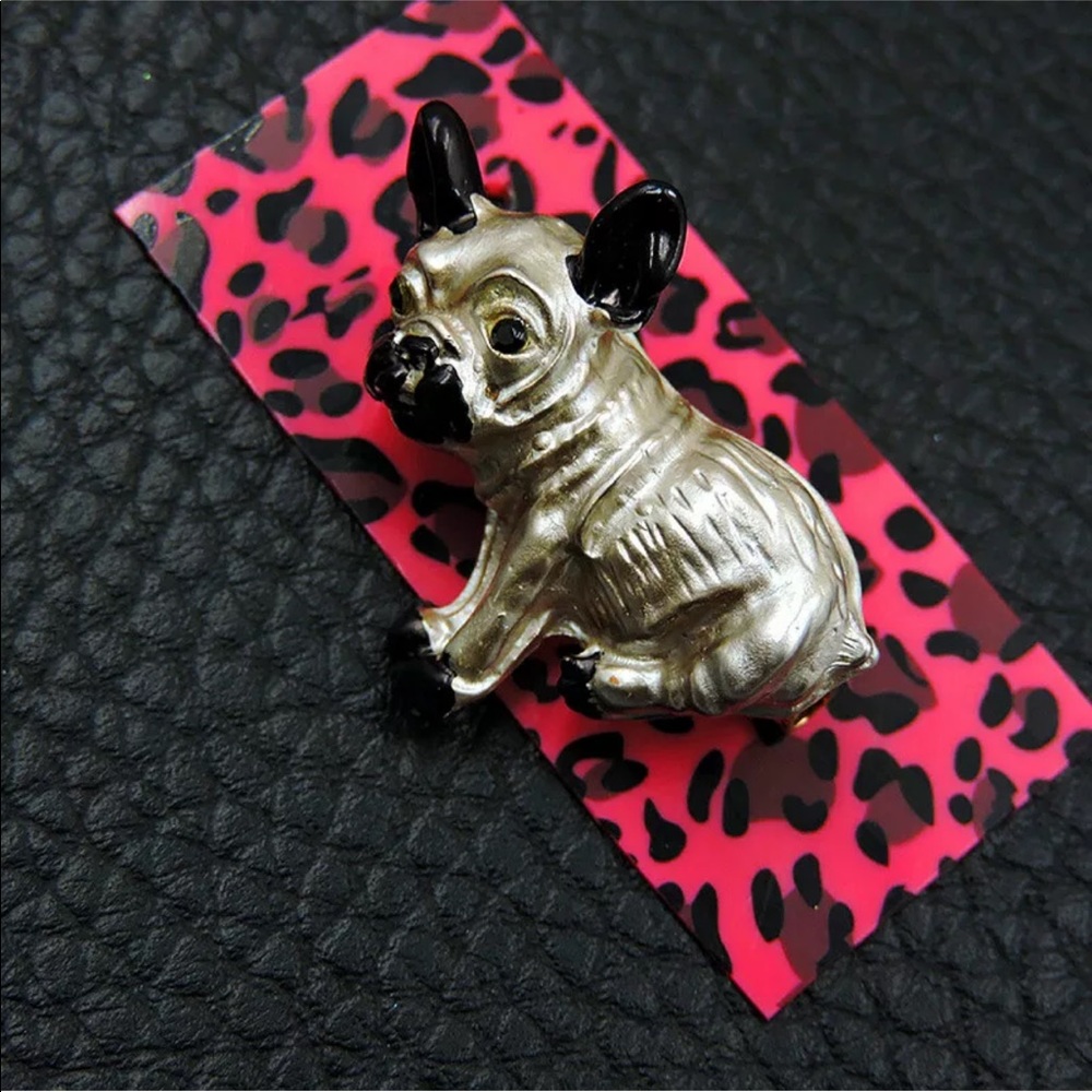 New Fashion Cute Bulldog Animal Charm Brooch Pin